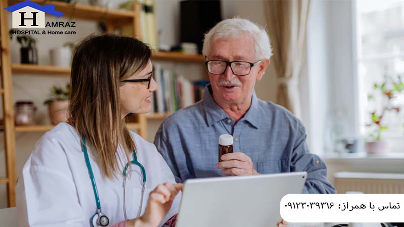 ویزیت و معاینه دکتر در خانه شبانه روزی